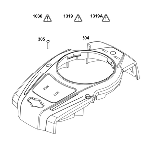 Blower Housing Group Diagram and Parts List for 125P02-0060-F1 100000 - 19Z999 Briggs and Stratton Engine